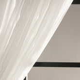 NUVIA Sheer Linen-Look Curtains – Custom Size Elegant Drapes